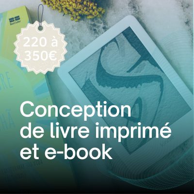 service de conception ebook et livre broché